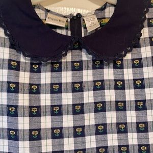 Vintage Copper Key prairie  dress, size 14, small spot on front see pics